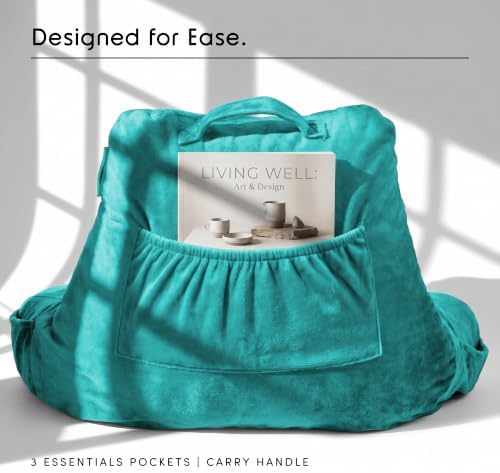 Nestl Reading Pillow for Bed, Back Pillow for Sitting Up in Bed - Image 4