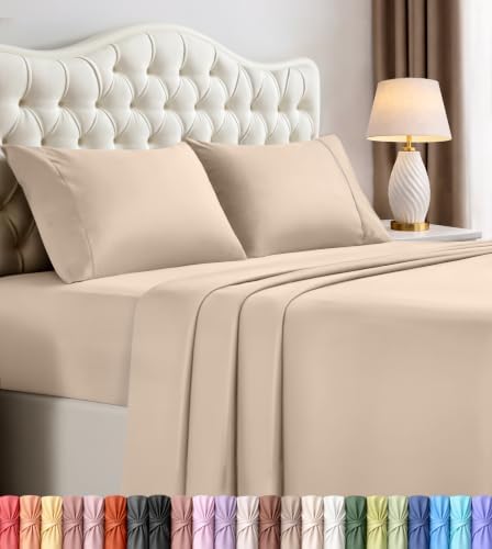 King Sheets Set, 4 Pieces 16" Deep Pocket Hotel Luxury Bed Sheets by UTOPIABEDDING