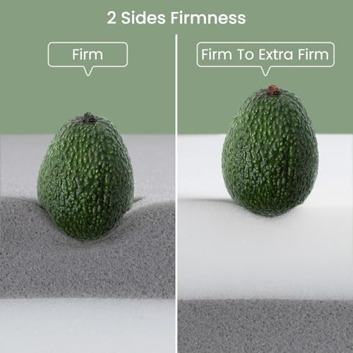 Firm Mattress Topper King 3 Inch, Frim Memory Foam Bed Topper - Image 5