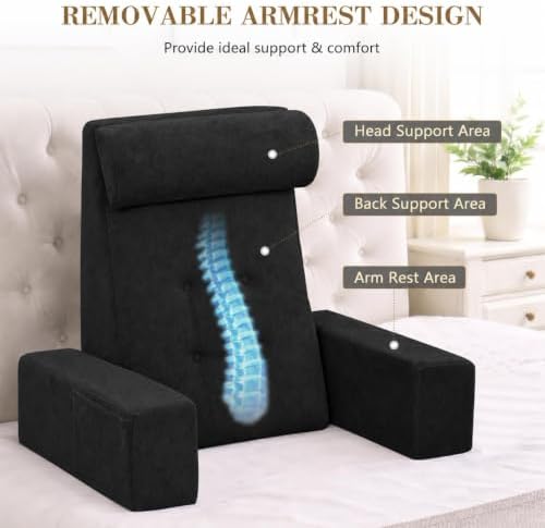 Reading Pillow for Sitting Up in Bed Backrest Pillow - Image 5