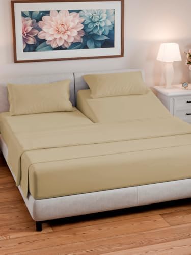Flex Top Split Head King 4 Piece Sheet Set - Image 2