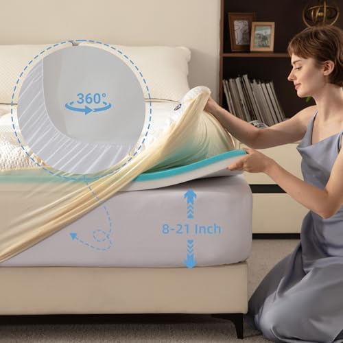 PRIMESOFT Full Size 4 Inch Mattress Topper - Image 5