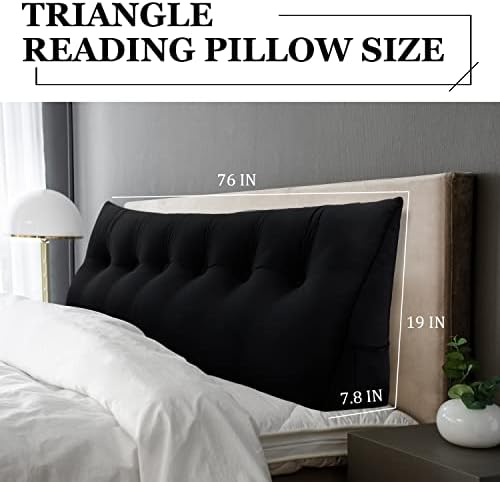14 lbs Thickened Wedge Pillow Headboard Body Positioner Backrest Support - Image 3