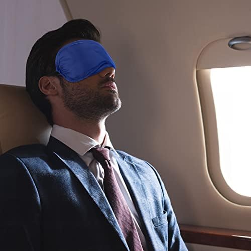 12 Pack Blindfold Sleep Masks for Kids Women Men, 12 Colors - Image 6