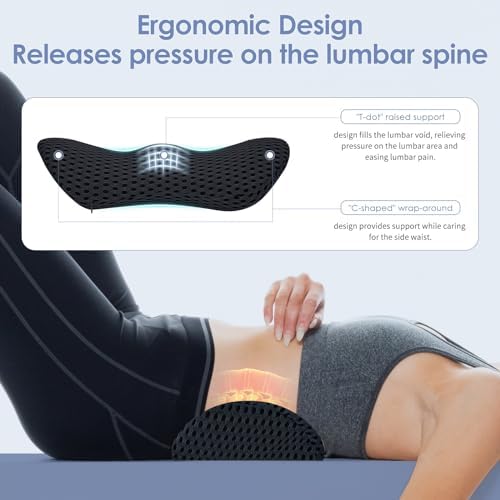 kasney Lumbar Support Pillow for Office Chair, Back Pillow - Image 3