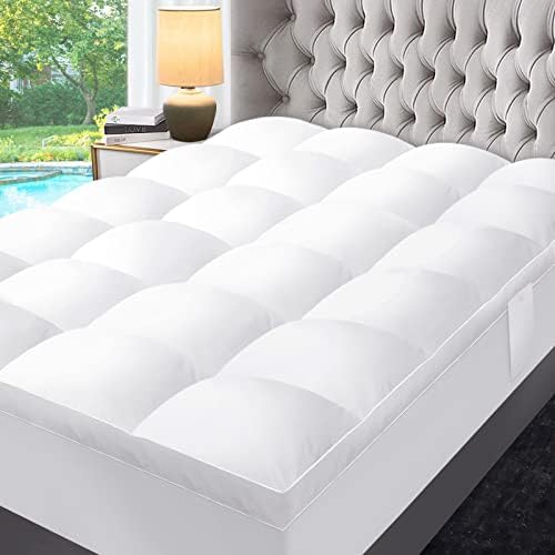 ABENE California King Mattress Topper, Thick Pillow Top Mattress Pad by ABENE