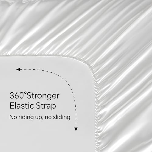 BEDELITE Satin Sheets Twin XL Size Bed Set, 3 Pieces - Image 5