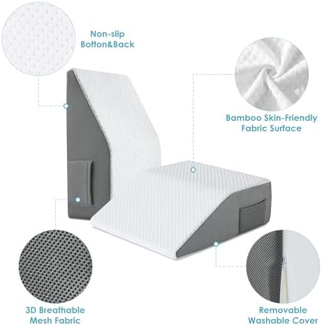 Cozymaker 8-inch Adjustable Leg Elevation Pillows - Image 3