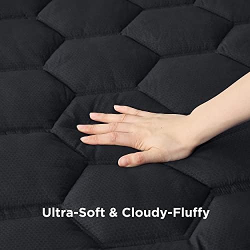 Bedsure Black King Mattress Pad - Image 4