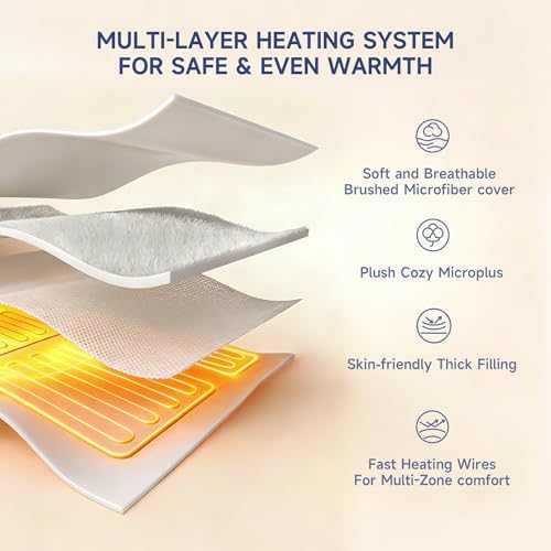 Texciting Heated Mattress Pad Queen Size-Bed Warmer - Image 5