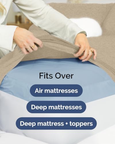 CGK Linens 2 Pack Extra Deep Full Fitted Sheets - Image 7
