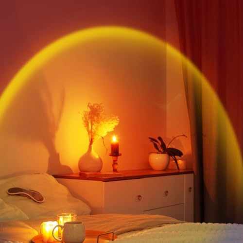 XEBKOR Sunset Lamp Projector,360 Degree Rotation Sun Lamp Led Night Light - Image 4