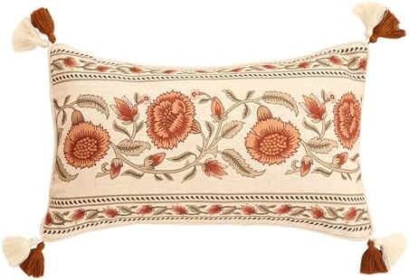 ISAENNE Designer Vintage French Linen Throw Pillow Cover by Isaennehomedecoration