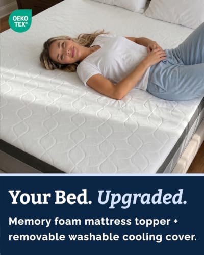 3 Inch Full Memory Foam Mattress Topper - Image 2
