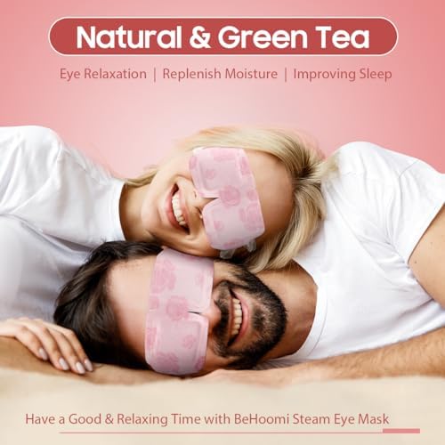 BeHoomi 20 Packs Steam Eye Mask, Heated Eye Mask Warm Compress - Image 2