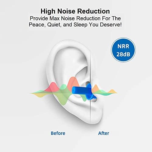 100 Pair Reusable Soft Silicone Ear Plugs Waterproof - Image 4