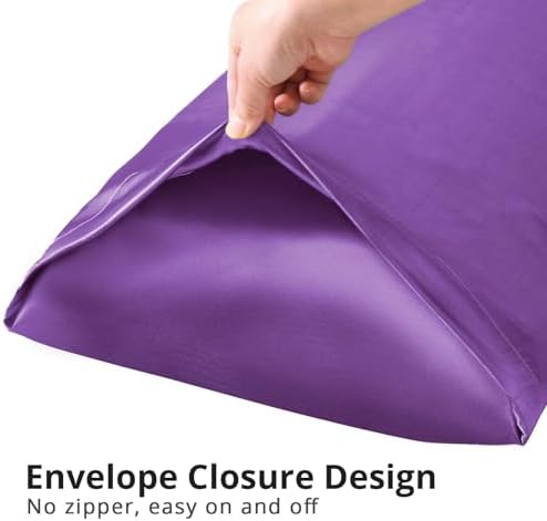 HUXMEYSON Body Pillow with Satin Pillowcase, Body Pillow - Image 4