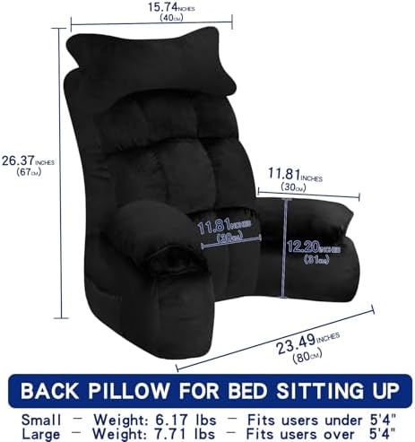 YDCEULARDOH Reading Pillow for Bed Adult – Large Bed Pillow - Image 6