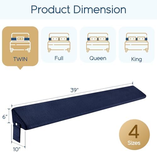 Homemate Twin Size（39"x10"x6"） Bed Wedge Pillow - Image 7