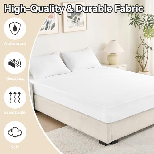Twin Mattress Protector Zippered Waterproof - Image 3