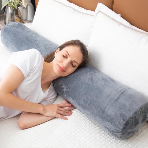 1 MIDDLE ONE Body Pillow, Memory Foam Round Body Pillows - Image 5