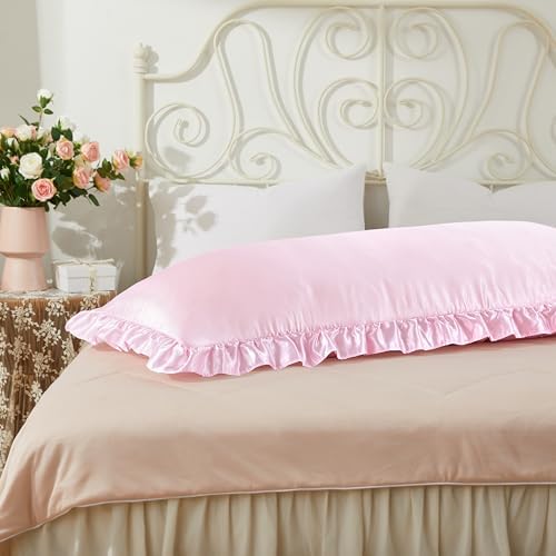Pink Satin Pillowcases Body Pillow - Image 3