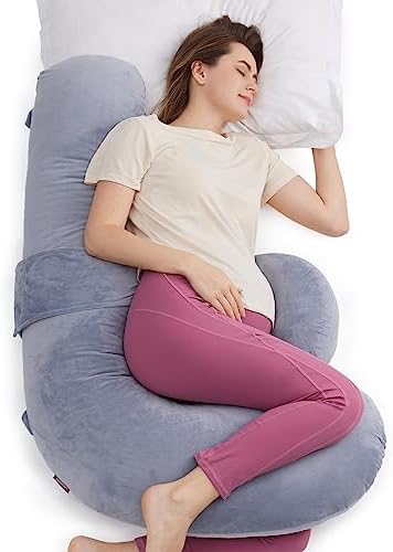 Momcozy Original F Shaped Pregnancy Pillow by Momcozy