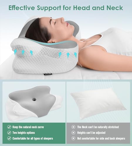 DONAMA Cervical Pillow Ergonomic Memory Foam Pillow - Image 5
