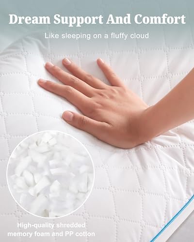 YZ HOME Long Body Pillow for Adults, Firm Body Pillow Shredded Memory Foam - Image 4