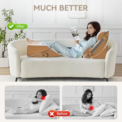 Yojoker 9PCS Orthopedic Bed Wedge Pillow Set - Image 2