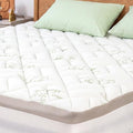 NEWDECO Queen Mattress Topper Cooling Bamboo Pillow Top Mattress Pad by NEWDECO