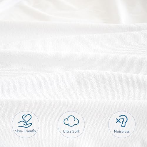 King Size Mattress Protector Waterproof, Absorbent Fitted Sheet - Image 6