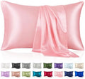 Silk Like Satin Pillowcase King Size, 2 Pack, 20x36 Inches by VCUSUELER
