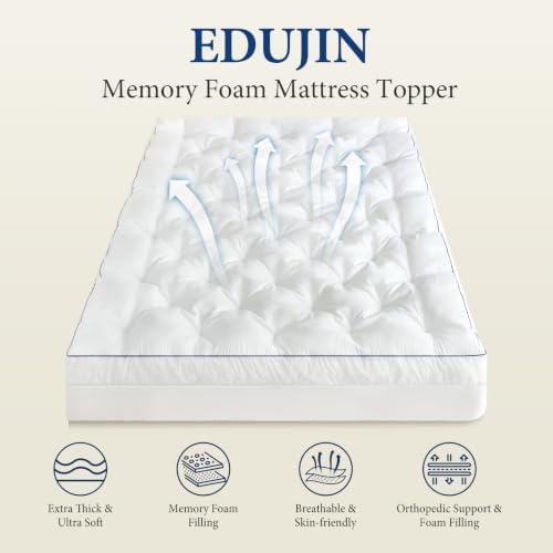 5 Inch King Gel Memory Foam Mattress Topper - Image 2