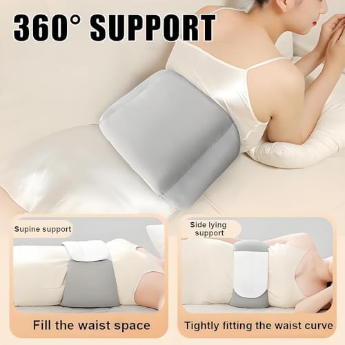 360°Lumbar Support Pillow for Sleeping，Adjustable Lumbar Pillow for Bed - Image 4