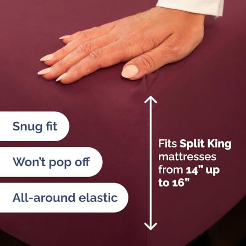 Flex Top Split Head King 4 Piece Sheet Set - Image 5