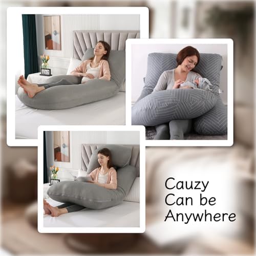 ALLOPERA Pregnancy Pillow, Full Body Maternity Pillow 57 inch, - Image 7