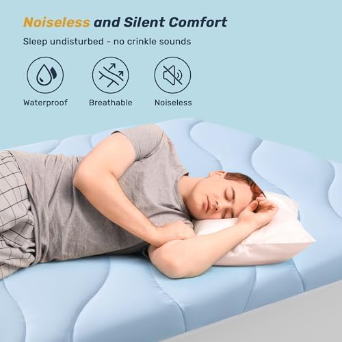 Unikome Ultra Soft Cooling and Waterproof King Mattress Pad - Image 6