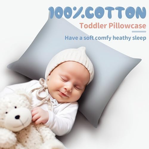 100% Egyptian Cotton Toddler Pillow Cases Set of 4 - Image 4