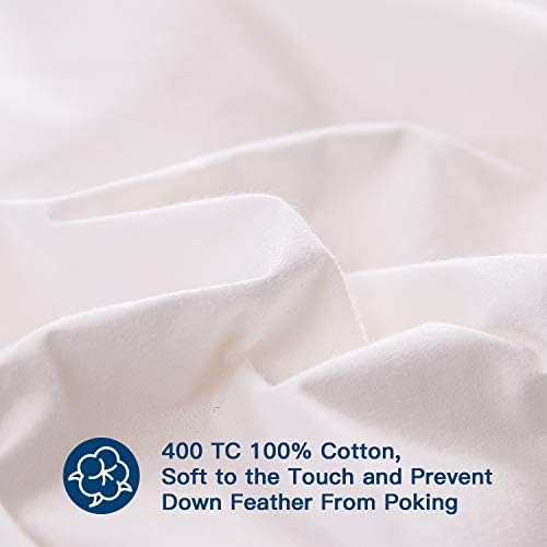 ELEMUSE Queen Goose Down Feather Mattress Topper, Feathered Pillow Top - Image 5