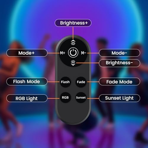 Sunset Lamp Projector Led Light with Remote/APP/Button,Multicolor SunLight - Image 7