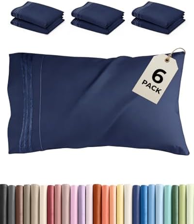 King Standard Pillow Cases Set of 6 by CGKUnlimited