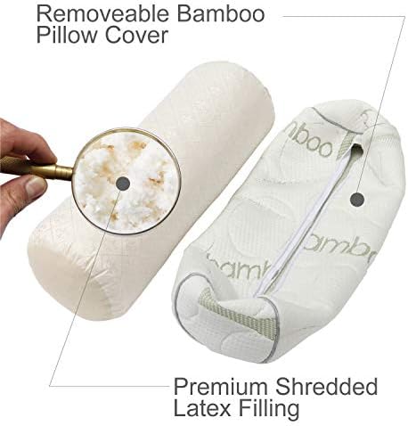 Kingnex Cylinder Bolster Roll Pillow - Image 5