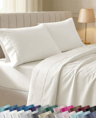California Design Den Soft 100% Cotton Twin XL Bedding Sheets Set by CaliforniaDesignDen