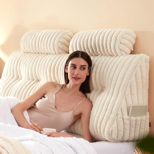 Rycwola Faux Fur Headboard Pillow by Rycwola