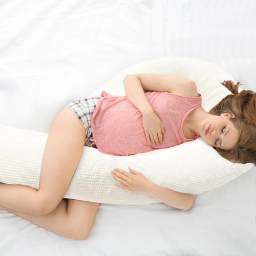 Body Pillow for Adults, Swan Pillow Insert for Sleeping, 49 Inch - Image 2