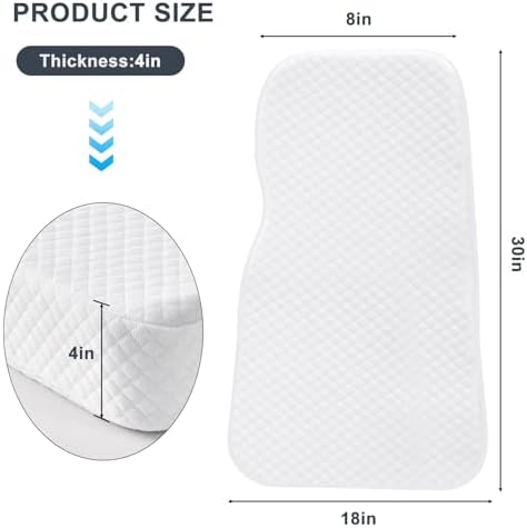 Knee Pillow for Side Sleepers, 100% Memory Foam Filling Leg Pillow for Side - Image 2