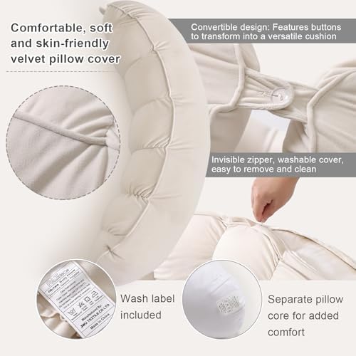 Peallow – Long Round Body Pillow - Image 4