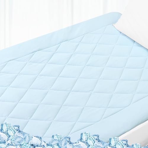 Twin Mattress Pad Cooling Waterproof by HOMTEC