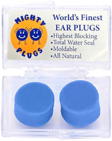 Pure Beeswax Ear Plugs for Sleeping, Snoring Noise Reduction, Swimming – by MightyPlugs